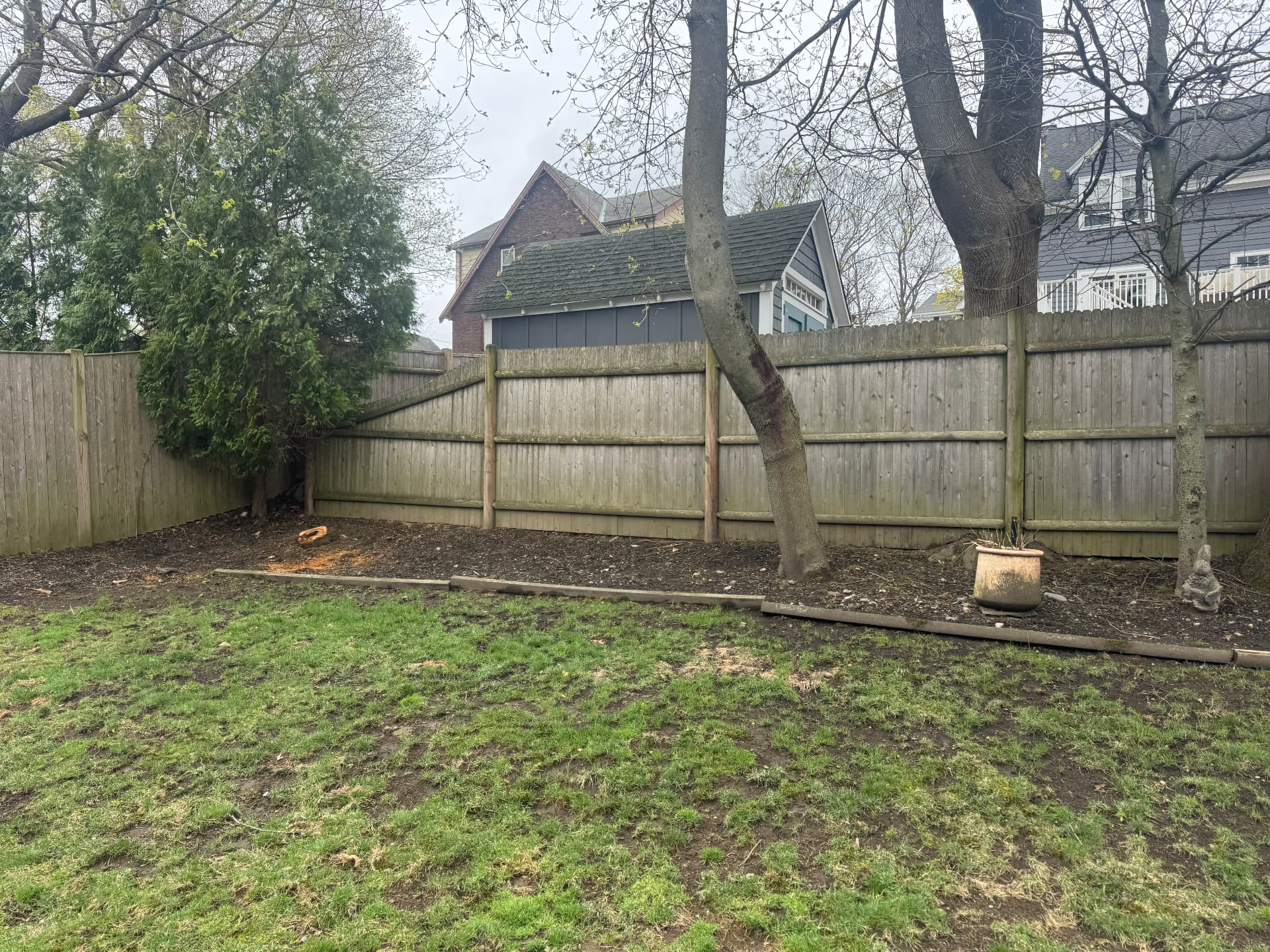 West Roxbury Garden — before view 2