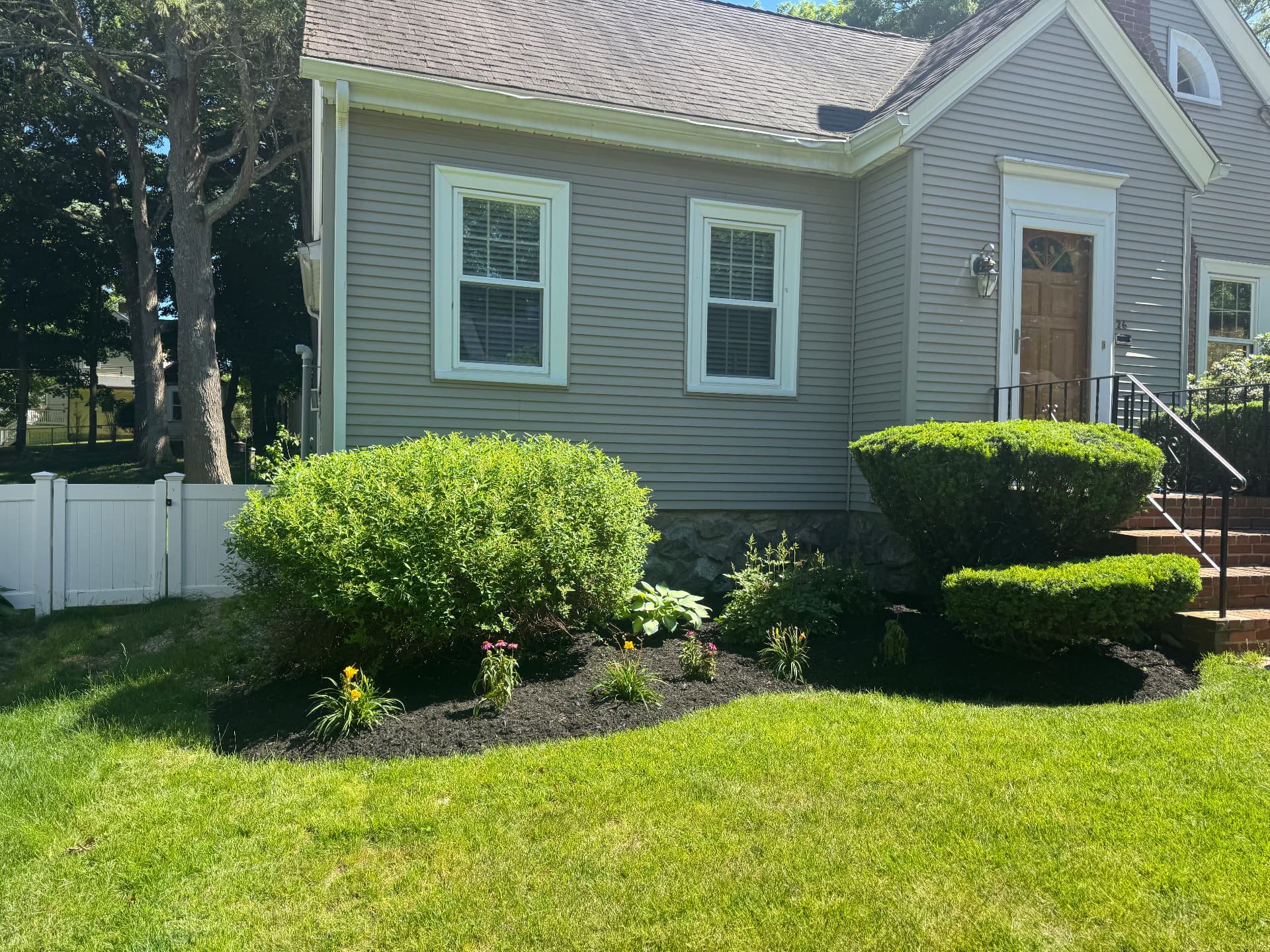 Dedham Lawn Makeover — view 3