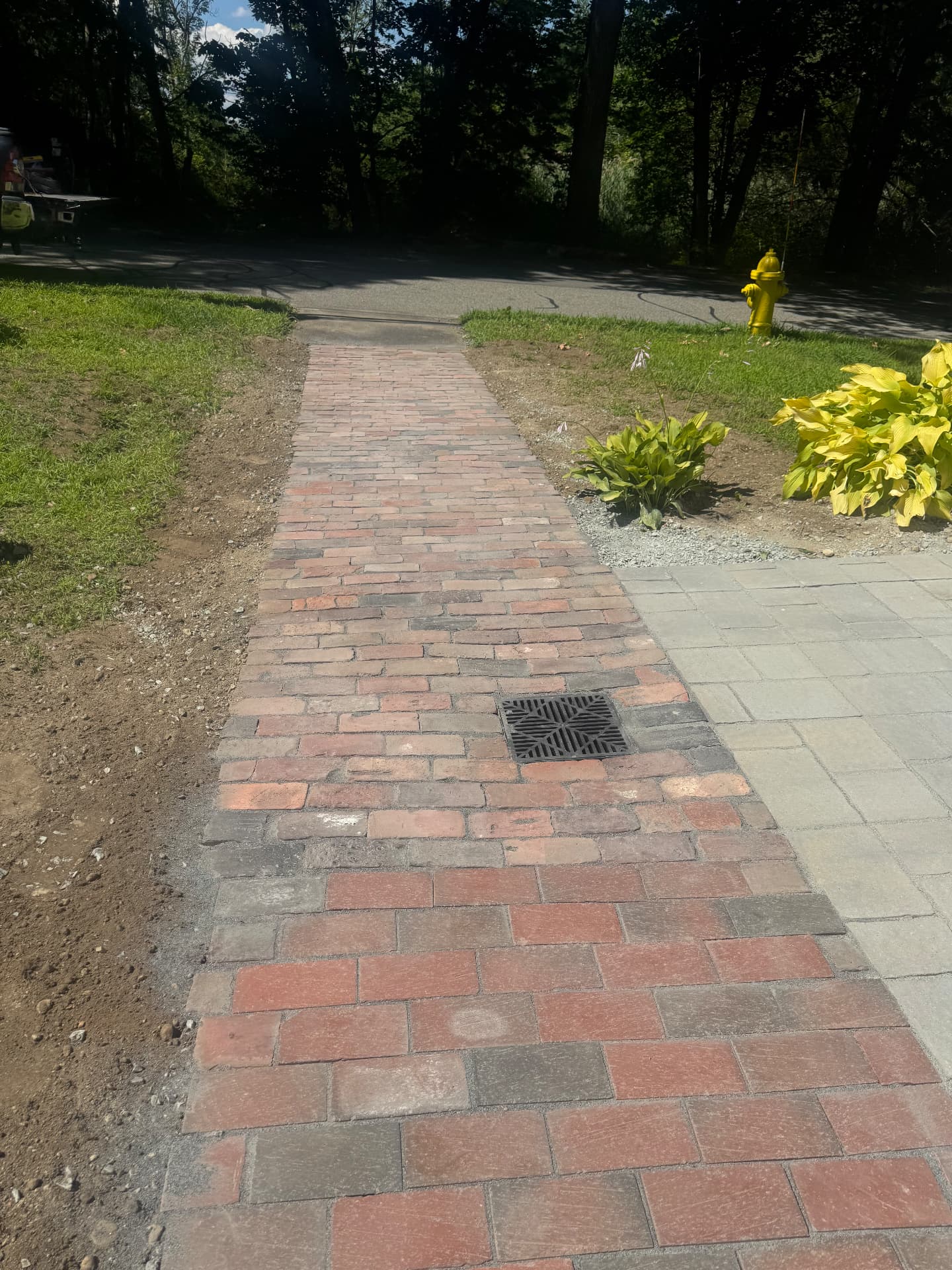 Dedham Reclaimed Brick Walkway & Patio — view 2