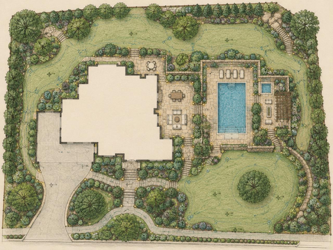 Full Site Plan example